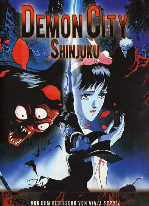 ANIME: Demon City Shinjuku (1988), contemporary dark fantasy mixing Vampire  Hunter D (1985) and Wicked City (1987).